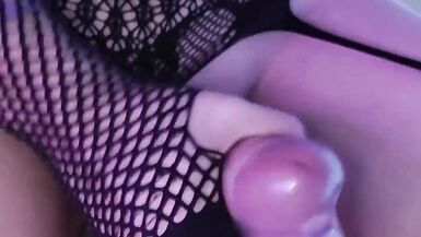 Femboys rub their big dicks and cum together with a masturbation toy - 9 image