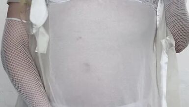 Felixa Teasing and Masturbating in Slutty Bride Lingerie - 14 image