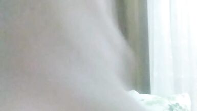 Femboy shows her ass with her feet - 3 image