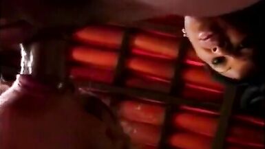 Blond girl fucking with she-male - 4 image