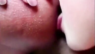 Blond girl fucking with she-male - 8 image