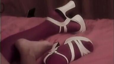 Curly black tranny was pounded by white fellow - 12 image