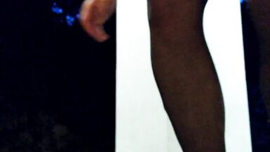 Sissy Karoline has some Public Outdoor Fun and Cums - 12 image