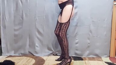 Little Busy Bottom very Seductive in my new Panties Stockings, Heels - 6 image