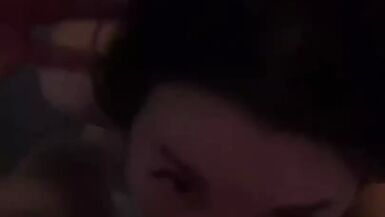 Trans girl sucks daddy's cock and cums on her face - 1 image