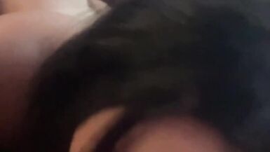 Trans girl sucks daddy's cock and cums on her face - 11 image