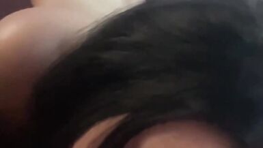 Trans girl sucks daddy's cock and cums on her face - 6 image