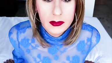 Oh, Alexandra is dirty talking about gangbang sex, so hot! - 2 image