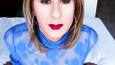 Oh, Alexandra is dirty talking about gangbang sex, so hot! - 4 image