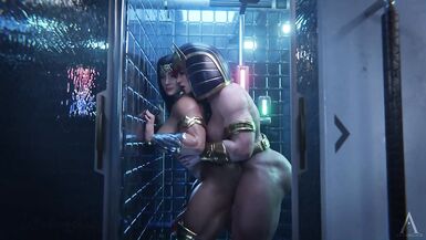 Amazonium - Futa Intense anal sex tasty hot big ass swallowing huge cock sweet anus gaping dripping semen intense pleasure - 6 image