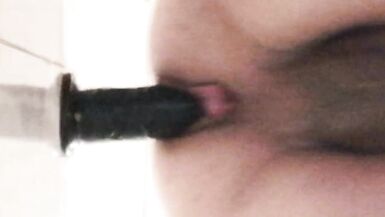 Riding a nice Dilto in the deep ass - 10 image