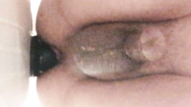 Riding a nice Dilto in the deep ass - 7 image