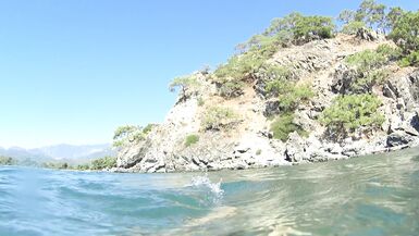 nude stocking at the public beach