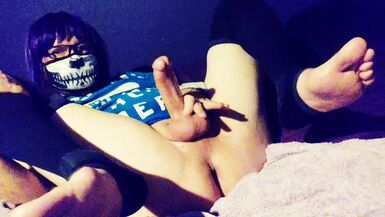 Double cum shot jerk off and ass fingering with Raven LeTrap - 1 image