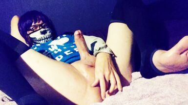 Double cum shot jerk off and ass fingering with Raven LeTrap - 14 image