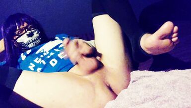 Double cum shot jerk off and ass fingering with Raven LeTrap - 3 image