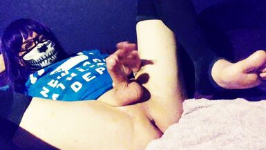 Double cum shot jerk off and ass fingering with Raven LeTrap - 4 image