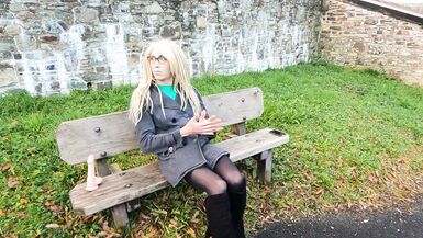 Trans Dildo Fuck at Church - 2 image