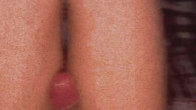 Femboy Cumming Handsfree Self Thighjob - 9 image