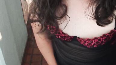 Crossdresser cumming tutorial - 10 image