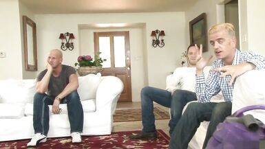 Tranny Maid Gangbang - 11 image