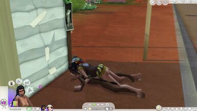sims 4 futa naked in public & fun in the desert - 3 image