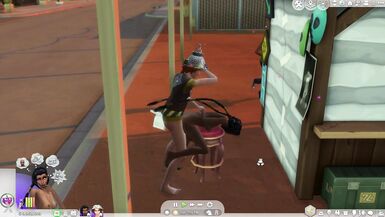 sims 4 futa naked in public & fun in the desert - 5 image