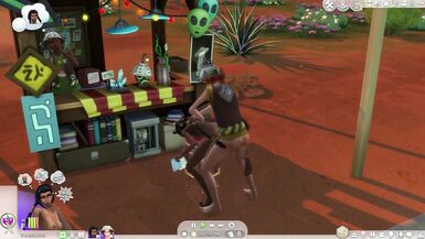 sims 4 futa naked in public & fun in the desert - 8 image