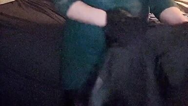 Lauren's Quickie in Lace Dress and Black Pantyhose - 4 image