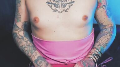 Trans Princess Plays with Her Dick and Ass and Cum a Lot - 5 image