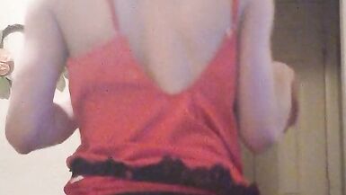 diaper paradice 2 red satin and satin bloomers - 8 image