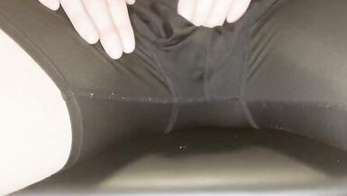 Nerdy FTM Huge Clit Stroking, Jerking and Teasing - 3 image