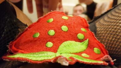 Sissy CD playing with bubble butt - 11 image