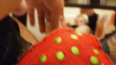 Sissy CD playing with bubble butt - 12 image