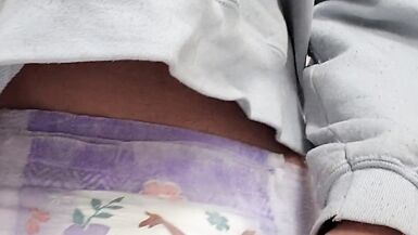 Overfilled bulging diaper squish - 15 image
