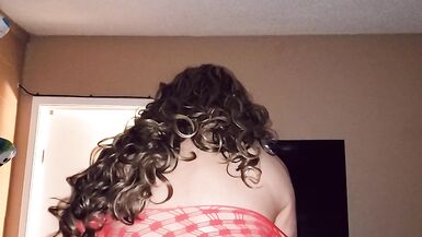 Nice girl play with but plug on shes ass long hair touch shes ass - 14 image