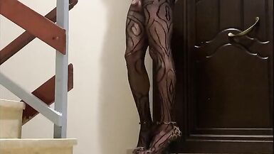 Pizza BOY in the apartment with my body stocking