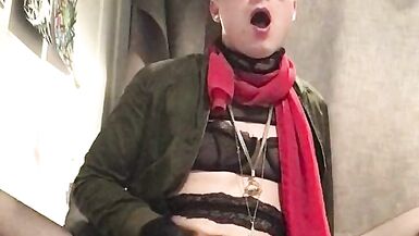 Sissy Whore Cindy Moan and cum - 4 image