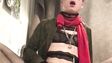 Sissy Whore Cindy Moan and cum - 5 image