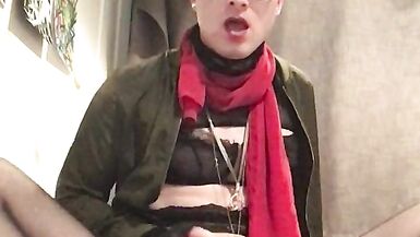 Sissy Whore Cindy Moan and cum - 9 image