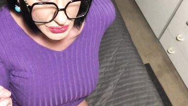 Huge tits and pumped lips for sissy bimbo Andreina