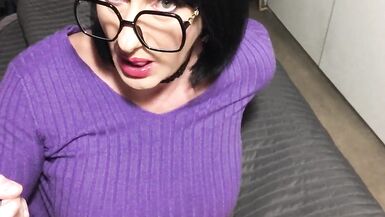 Huge tits and pumped lips for sissy bimbo Andreina - 15 image