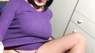 Huge tits and pumped lips for sissy bimbo Andreina - 6 image