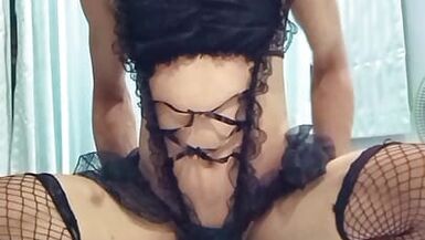 Inexperienceder Playing with a Big Dildo - 1 image