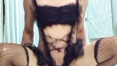 Inexperienceder Playing with a Big Dildo - 5 image