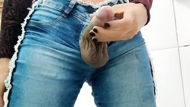 Combination of Pee Who's Hot Your Pretty Wife with a Hot Male Cock - 2 image