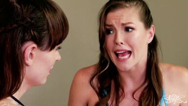 TRANS ANGELS - Natalie Mars Has Ella Nova Over For A Yoga Session Which Turns To An Anal Session - 2 image