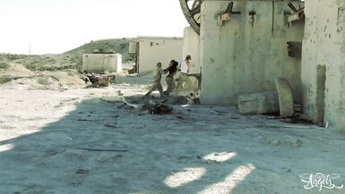 TRANS ANGELS - Jessy Dubai Needs A Double T-Girl 4some With Casey Kisses In The Dessert To Cool Off