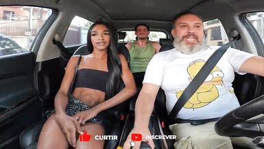 Ted's ride with Wendy Santos, the naughty trans gives a blowjob in the car - 2 image