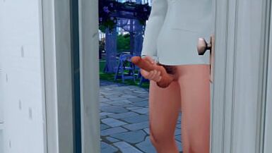 INEXPERIENCED WIFE CHEATS ON HER HUSBAND CUCKOLD WITH FUTANARI MISTRESS D HUSBAND SPIES ON DEEP THROAT AND ANAL SEX (SIMS 4 ANIME HENTAI SFM) - 1 image